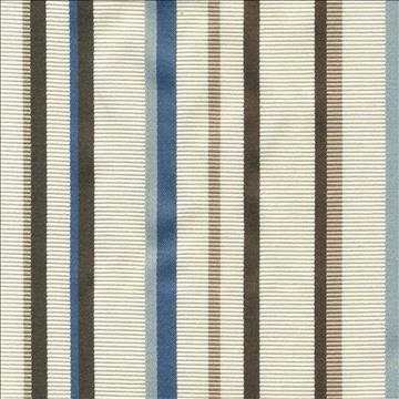 Kasmir Fabrics Cassel Stripe Blue Fabric 
